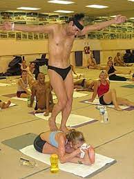 Bikram yoga is a system of hot yoga, a type of yoga as exercise, devised by bikram choudhury and based on the writings of b. Bikram Choudhury Wikipedia