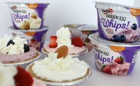 Find quality dairy products to add to your shopping list or . Mini Dessert With New Yoplait Greek 100 Whips