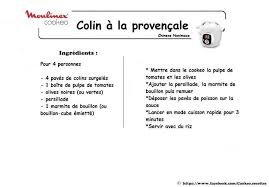 Colin A La Provencale Cookeo Recette Cookeo Ww La Provencale