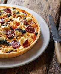 The Moorish Chorizo Salty Feta And Spinach Are Perfect Together In This Gluten Free Tart Food Allergy Free Recipes Tesco Real Food