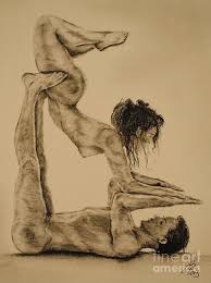 Couples Yoga Pose 4 Drawing By Tim Brandt Find & download free graphic resources for couple drawing. couples yoga pose 4 by tim brandt