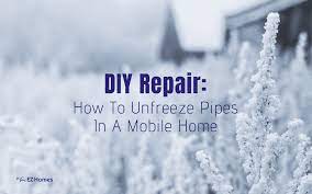 Maybe you would like to learn more about one of these? Diy Repair How To Unfreeze Pipes In A Mobile Home