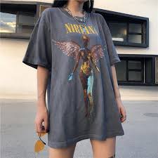 Oversized Nirvana Band Tee Harajuku Basics Harajukubasics Shirtt Shirt Styletumblr Shirtsstyling Shirtsquo Tshirt Outfits Band Tee Dresses Tee Dress Outfit We are not responsible for extra shipping costs or custom fees. oversized nirvana band tee harajuku