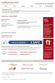 You give to inspire, celebrate, thank, honor, connect & encourage. This Red Envelope Shipping Confirmation Leverages The Right Rail And Footer Real Estate To Very Effectively Present Personalized Gifts Informative Red Envelope