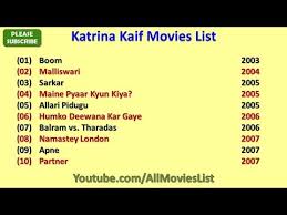 Katrina Kaif Movies List Youtube