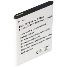 Akku passend für ZTE Kis 3 Max, Li-Ion ...