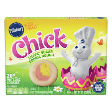 Pillsbury cookie dough products are now safe to eat raw! Save On Pillsbury Ready To Bake Chick Sugar Cookie Dough Pre Cut 20 Ct Order Online Delivery Giant