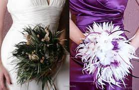 Check spelling or type a new query. Feather Bouquets Wedding Flower Alternative Wedding Inspirasi Feather Bouquet Wedding Feather Bouquet Purple And Green Wedding