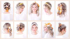 10 Easy Summer Hairstyles With Bandana Headband Milabu Easy Summer Hairstyles Headband Hairstyles Summer Hairstyles