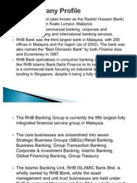 Rhb islamic last updated on: Rhb Company Profile Banks Financial Services