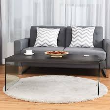 Glastische für das wohnzimmer zeichnen sich durch ihre eleganz aus, denn sie können nicht nur in klarglas oder milchglas gefertigt sein, sondern auch in edlem schwarz oder weiß gehalten werden. Costway Couchtisch Wohnzimmertisch Sofatisch Beistelltisch Kaffeetisch Glastisch Fuer Wohnzimmer Balkon Flur