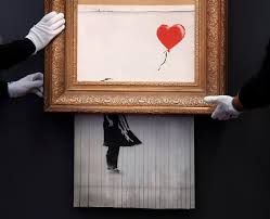 Banksy shared a clip in which he claims to have hidden the paper shredder in the frame years ago banksy shares clip of him building the hidden art shredder 'years ago', says it was his plan all. Shredder In Banksy Work Deactivated Otago Daily Times Online News