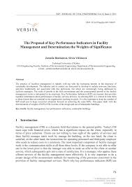 With valuable information and clear explanations in every episode, you'll easily be able to understand the. Pdf The Proposal Of Key Performance Indicators In Facility Management And Determination The Weights Of Significance