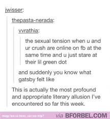 What Does Gatsby And Facebook Have In Common Tumblr Funny Funny Laugh