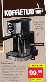 Grab a couple of genuine nespresso pods to check the capsule isn't causing the problem. Espressomachine Aanbieding Bij Lidl