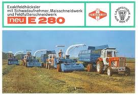 Der Exaktfeldhacksler E 280 Ging 1971 In Serienproduktion Er Eignete Sich Zum Mahen Aufsammeln Hackseln Und Laden Von Erntegutern In Einem Arbeitsga In 2020 Agriculture