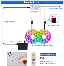 Some department stores, home improvement centers, and light fixture retailers also carry them. Led Strip Lights 2x16 4ft Bedroom Party And Home Decoration Kiko Smart Color Changing Rope Lights 32 8ft 10m Smd 5050 Rgb Light Strips With Bluetooth Controller Sync To Music Apply For Tv