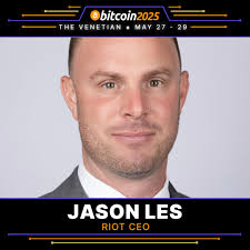 RIOT CEO JASON LES TO SPEAK AT #BITCOIN 2025 🚀 "Bitcoin mining is one of  the most important uses of energy that society has." 💯