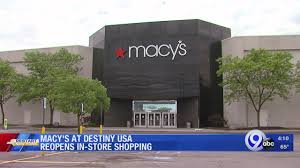 I immediately called macy's customer service to report what happened. Macy S At Destiny Usa Reopens In Store Shopping Youtube