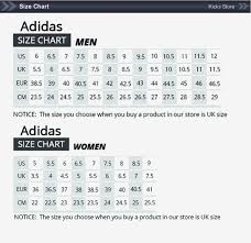 adidas size chart cm