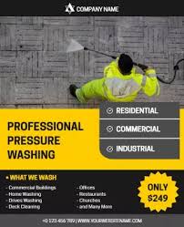 Pressure power washing flyer eddm template. Pressure Washing Flyer Templates Photoadking