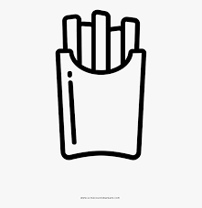 Click the french fries coloring pages to view printable version or color it online (compatible with ipad and android tablets). French Fries Coloring Page Dibujo Para Colorear De Una Hamburguesa Con Papas Hd Png Download Transparent Png Image Pngitem