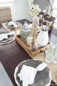 This galvanized table vase adds some rustic, coastal farmhouse to your dining room table or kitchen counter. Dining Room Update A Coastal Farmhouse Table Setting Table And Hearth