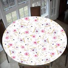 Most rectangle and square tablecloths are made with tucked corners. Loviver Elastic Fitted Table Cover Polyester Vinyl Round Tables Tablecloth Wedding Table Cloth Cover Waterproof Table Pads Home Party Tabletop Decorations Lazada Ph