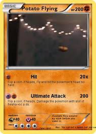 Originally, the vine is about a kid singing a misheard lyric from the r&b song thinkin' bout you by frank ocean. Pokemon Potato Flying