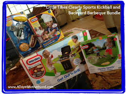 Goes great with any little tikes grill or kitchen. Little Tikes Clearly Sports Kickball Set Backyard Barbeque
