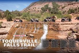 This 36 mile trail winds through a scenic longleaf pines forest. Toquerville Falls Trail Dirt Wheels Magazine