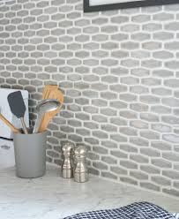 Kitchen Backsplash Elongated Hex Tile Flooranddecor Com Villa Heirloom Pewter Vi Budget Kitchen Makeover Kitchen Backsplash Designs Diy Kitchen Backsplash