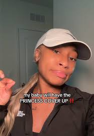 Niya Got Her Baby A Princess Cover Up