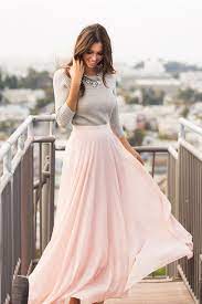 Design pink bridal shower invitations to send out to all her friends and family! Amelia Full Pink Maxi Skirt Pink Maxi Skirt Maxi Skirt Outfits Light Pink Maxi Skirt