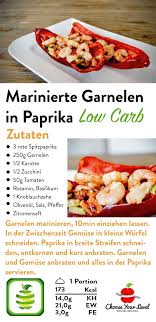 Kalorienarme Rezepte Garnelen In Paprika Choose Your Level Rezept Rezepte Mit Garnelen Garnelen Zubereiten Garnelen Marinieren