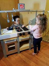 My journey building the step 2 dream kitchen!this video is not sponsored, it is just happening. Step2 Uptown Urban Wood Play Kitchen Island With 10 Piece Accessory Play Set Walmart Com Walmart Com