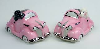 Las mejores ofertas en Cerámica y porcelana rosa Saleros y pimenteros de  colección