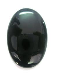 77cts Best Price Natural Black Onyx 30x45mm Oval Cab Loose Gemstone For Pendant Loose Gemstones Gemstones Onyx