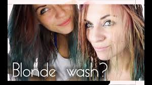 Therefore, you need to prime your hair before dyeing. Blonde Wash Blondierwasche Hair Dye Tutorial Youtube