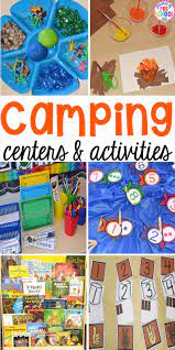 A preschool camping activities theme that includes preschool lesson plans, activities and interest learning. Camping Centers And Activities Pocket Of Preschool