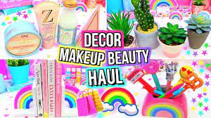 Huge Fun Room Decor Makeup Haul Gillian Bower Easy Arts And Crafts Diy School Supplies