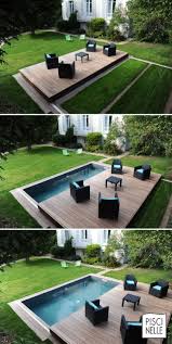 decouvrez la revolution rolling deck grace a cette terrasse mobile de piscine vous passez de terrasse a pisci piscine terrasse piscine petites arriere cours