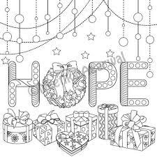 Click the hope coloring pages to view printable version or color it online (compatible with ipad and android tablets). Christmas Hope Adult Coloring Page Christmas Coloring Page Printable Coloring Page Digital Download