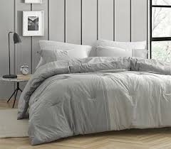 Product title style 212 bedford blue twin xl comforter set average rating: Soft Oversized College Comforter Dark Gray And Light Gray Half Moon Designer Dorm Bedding Set