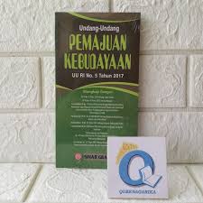 Lembaran negara republik indonesia tahun 1997 nomor 10. Jual Undang Undang Pemajuan Kebudayaan Uu Ri No 5 Th 2017 Kota Bandung Queena Garika Tokopedia