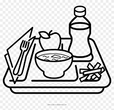 We offer pictures of cereal, pancakes, toast, eggs, juices, and more graphics! Coloring Pages Of Food Clipart Lunch Tray Black And White Free Transparent Png Clipart Images Download