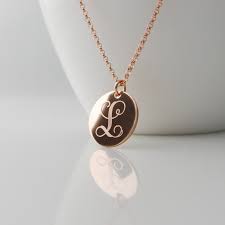 14k rose gold filled charm rolo chain