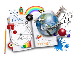 Open Learning Book With Science And Math Royalty Free Illustration Science Math Learning