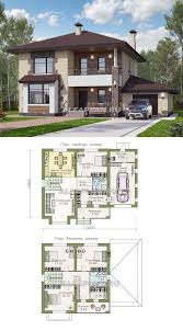 проекты домов с гаражом на 2 машины и сауной 702b Veresk Kompaktnyj I Racionalnyj Dom S Garazhom Obshaya Ploshad Doma 212 5 M2 Alfaplan Ru Poetazhnye Plany Domov Plany Etazhej Doma Dom