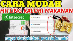 Jadi, 7.2 + 49.2 + 9.2 = 65.6 atau 66 kalori. Cara Menghitung Kalori Makanan Untuk Diet Di Aplikasi Fatsecret Menghitung Kalori Makanan Harian Youtube